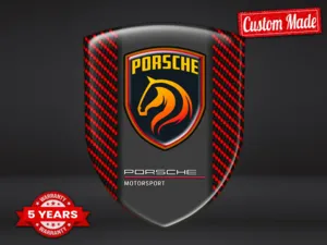 Porsche Autocollants Logo Personnalisés Limité Universel